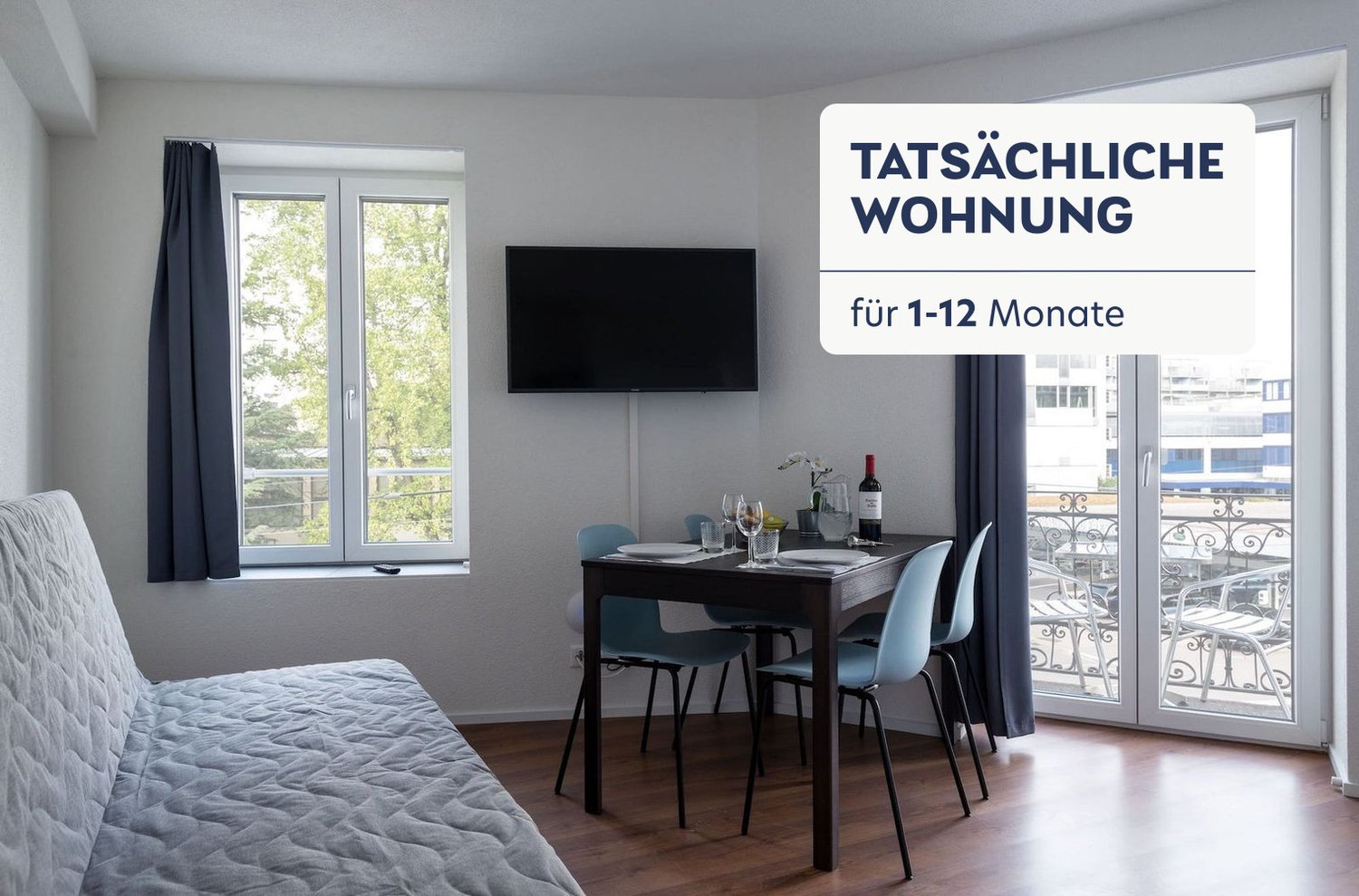 1 room furnished flat