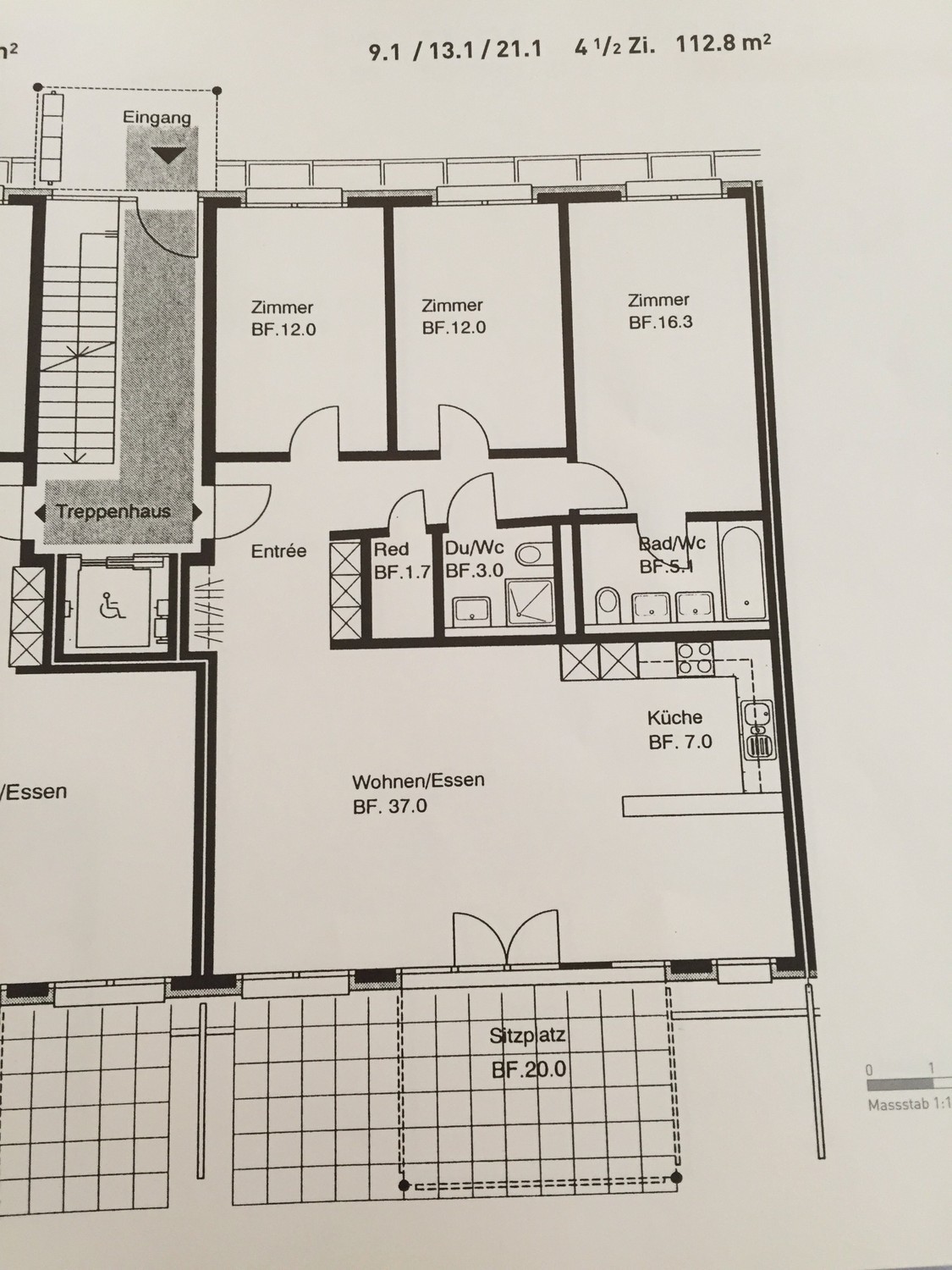 4 ½ rooms apartment