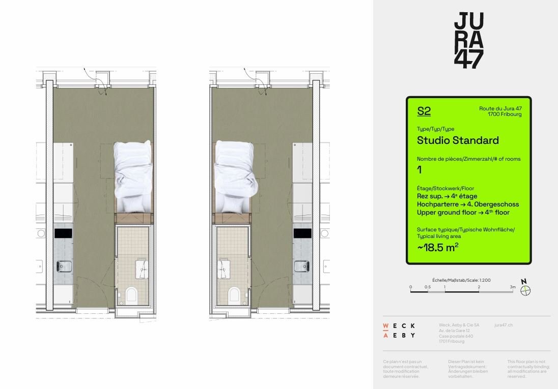 1 ½ rooms apartment, photo 3 of 3