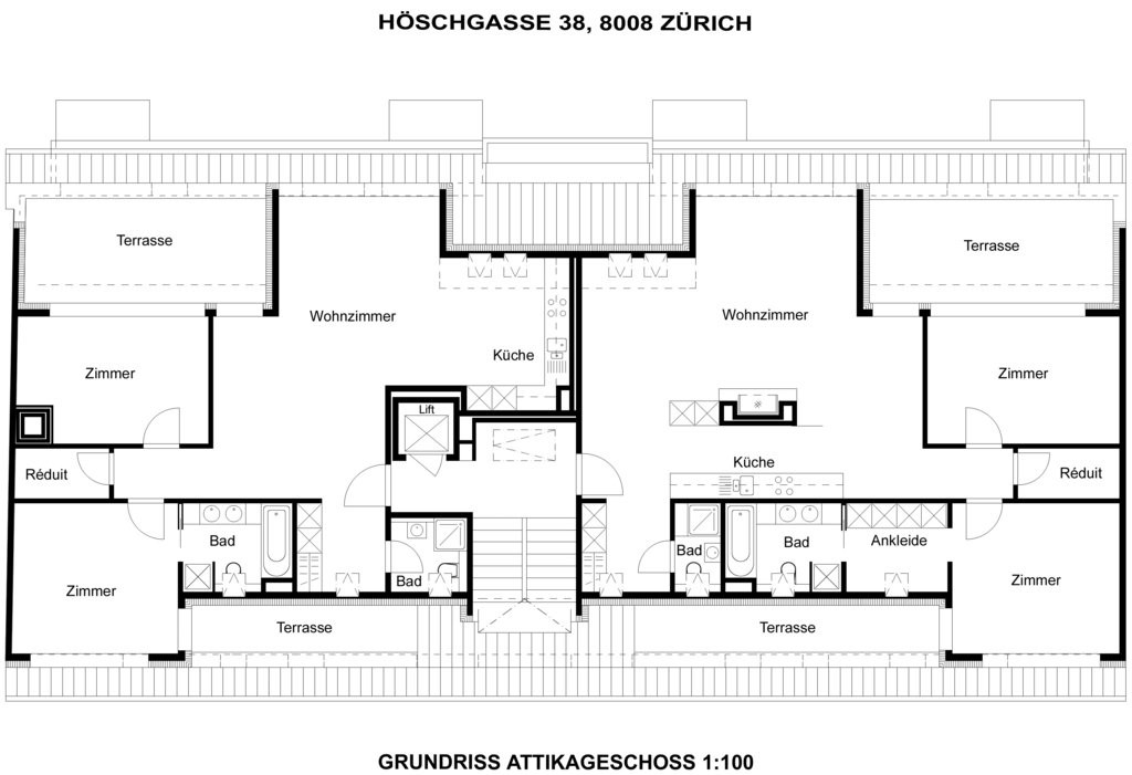 3 pièces appartement