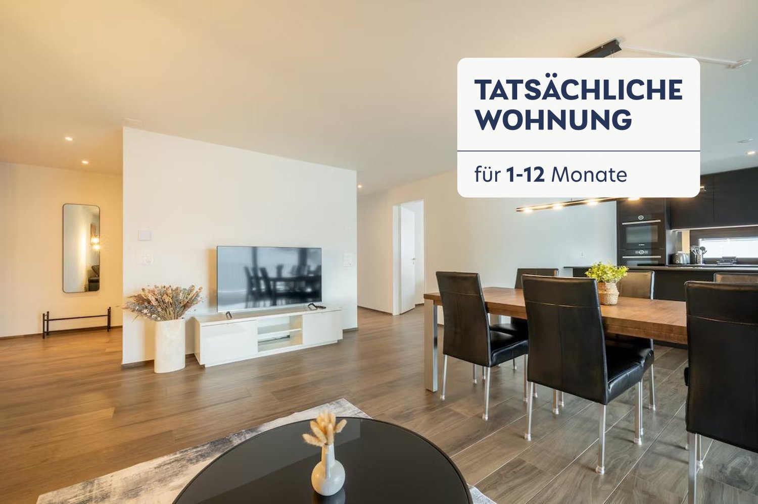 4 rooms furnished flat