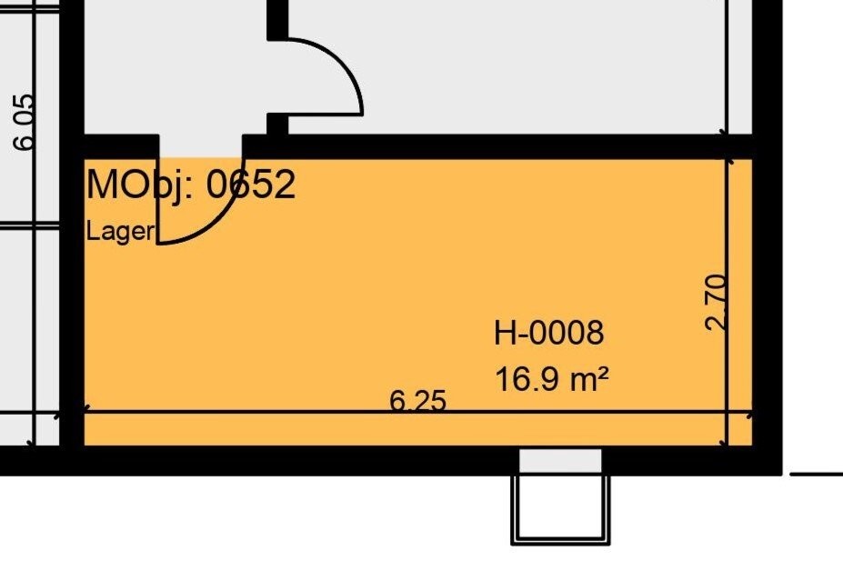 17m² storage room, photo 4 of 4