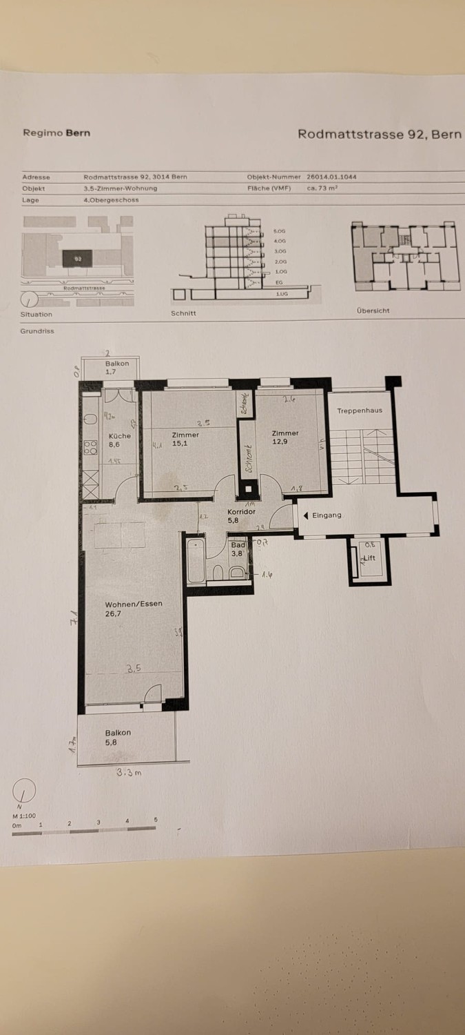 3 ½ rooms apartment, photo 9 of 9
