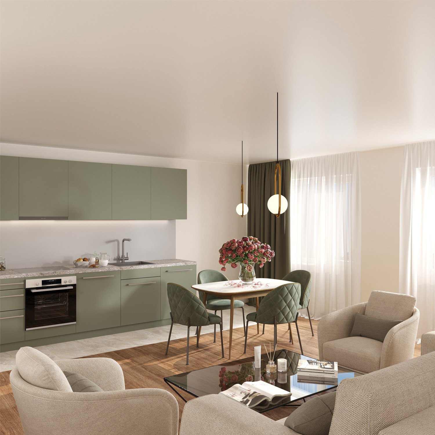 2 rooms apartment