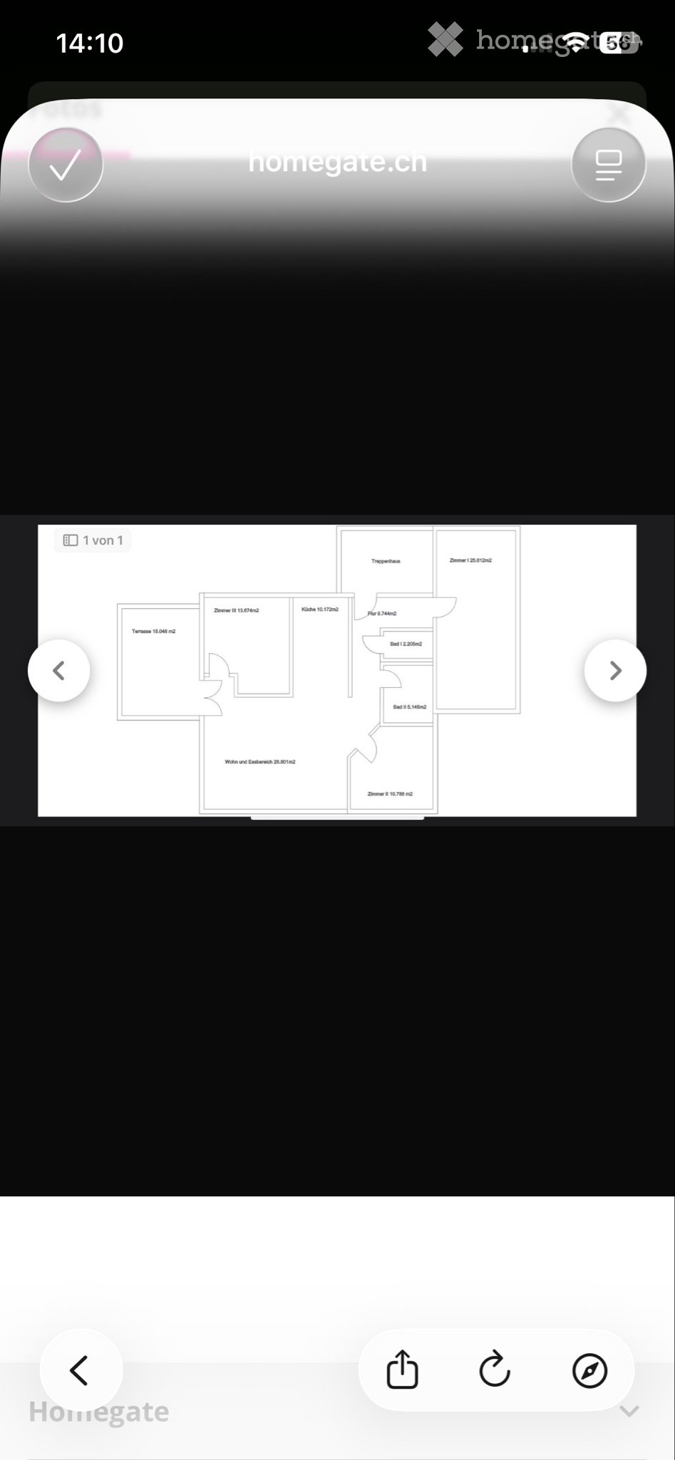 4 rooms apartment