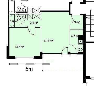 2 rooms apartment, Foto 5 von 7