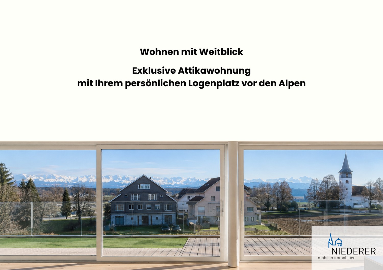 Appartement en attique de 4 ½ pièces