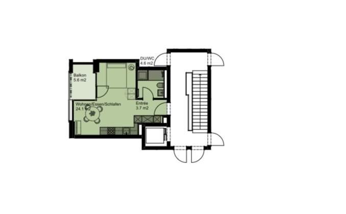 2 ½ room apartment