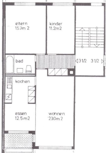 Appartamento di 3 ½ locali