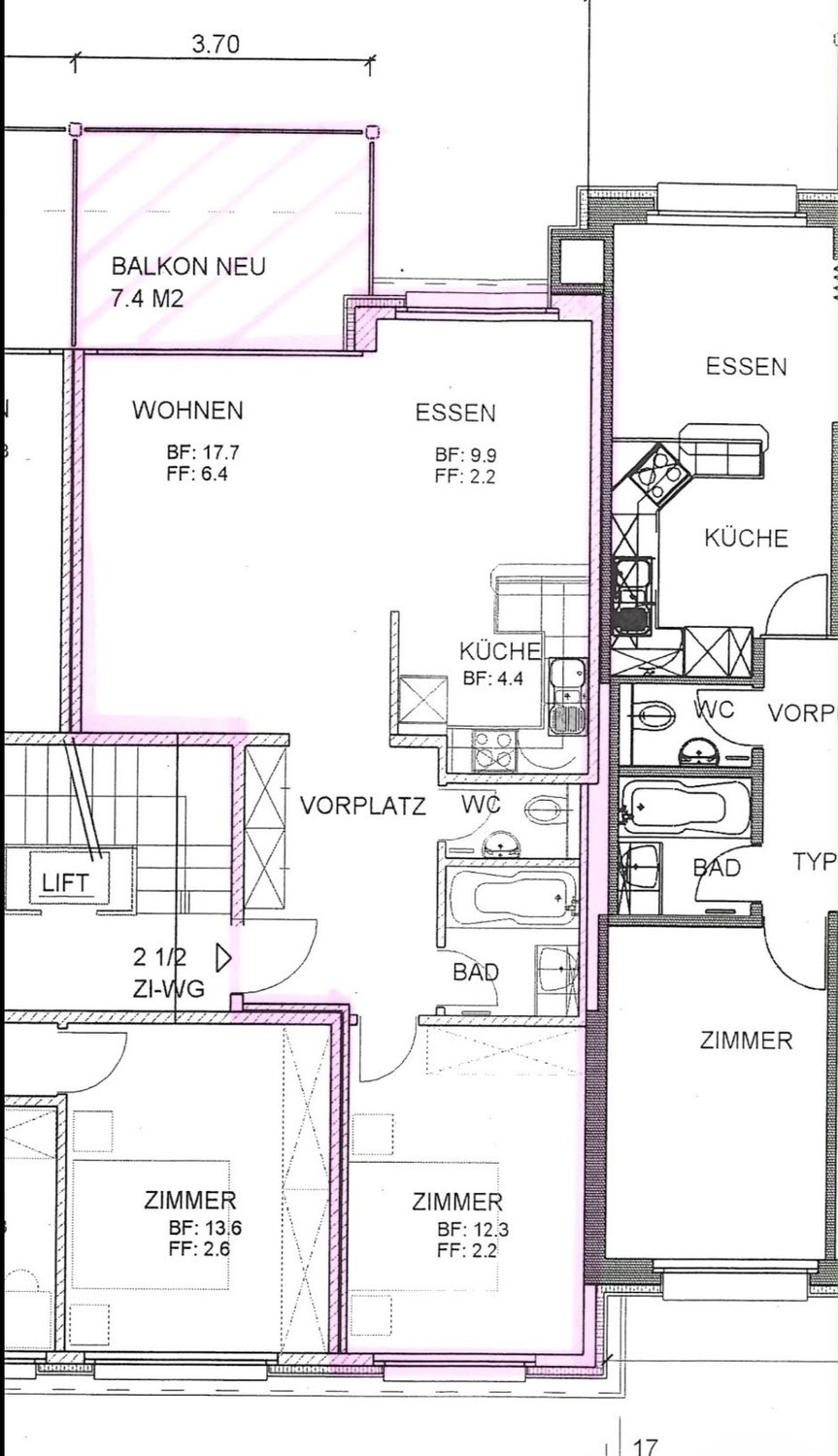 2 ½ rooms apartment, photo 1 of 9