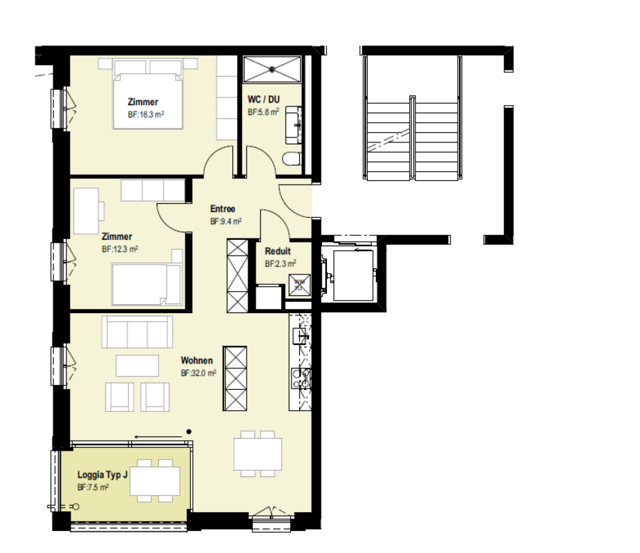 3 ½ rooms apartment, photo 10 of 10