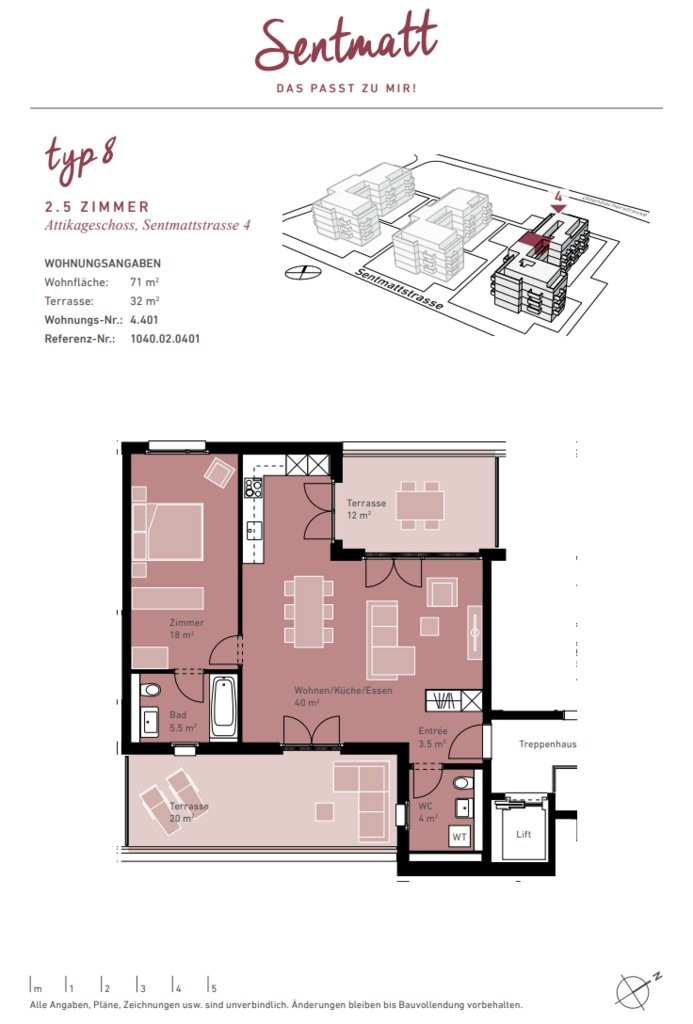 2 ½ rooms apartment