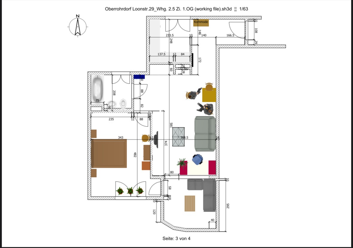 2 ½ rooms apartment, photo 3 of 5