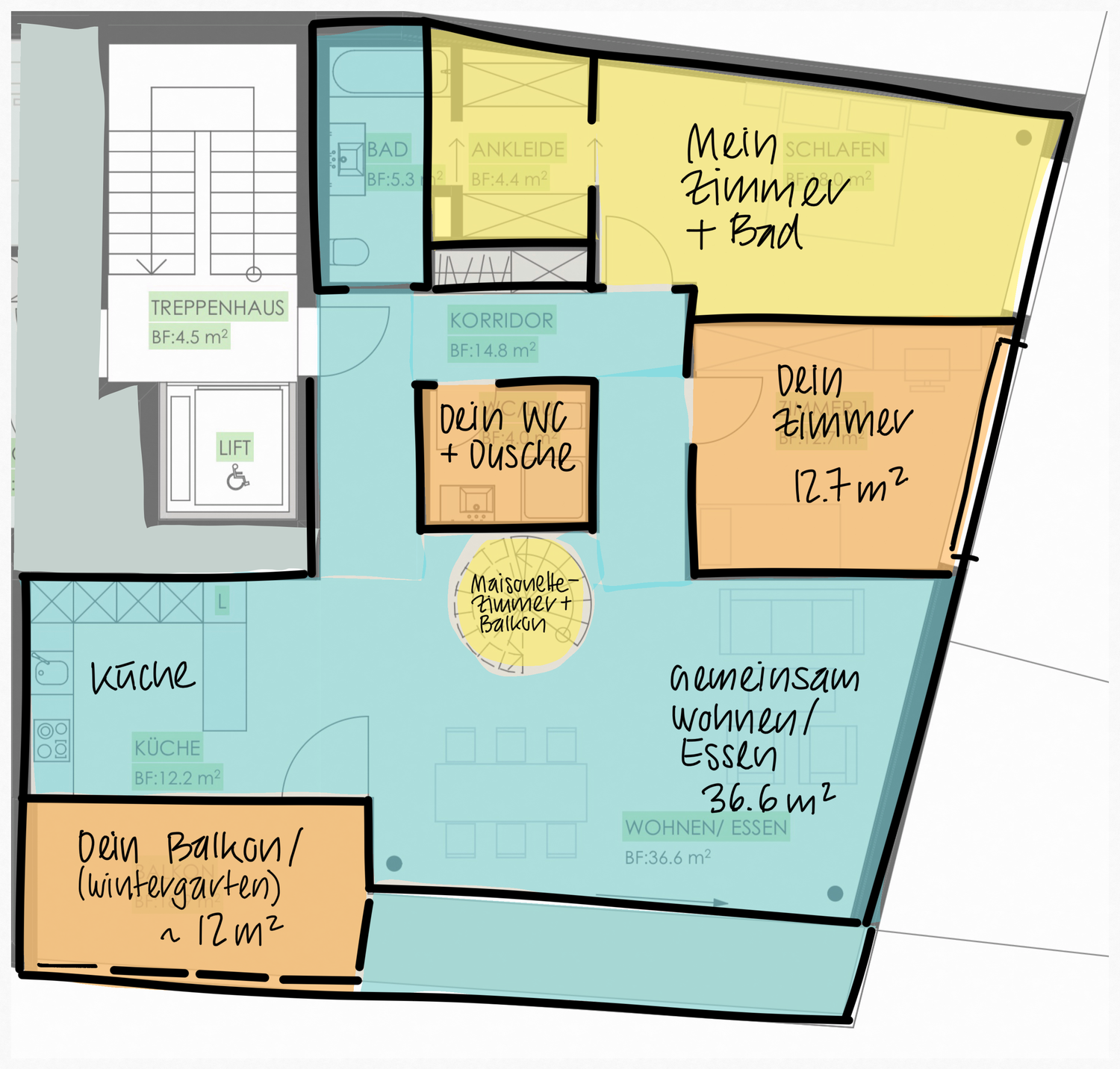 Room in a shared flat