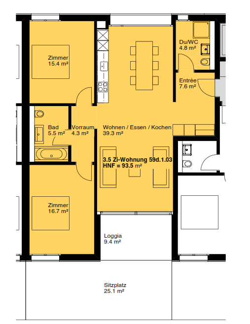 3 ½ rooms apartment, photo 8 of 8