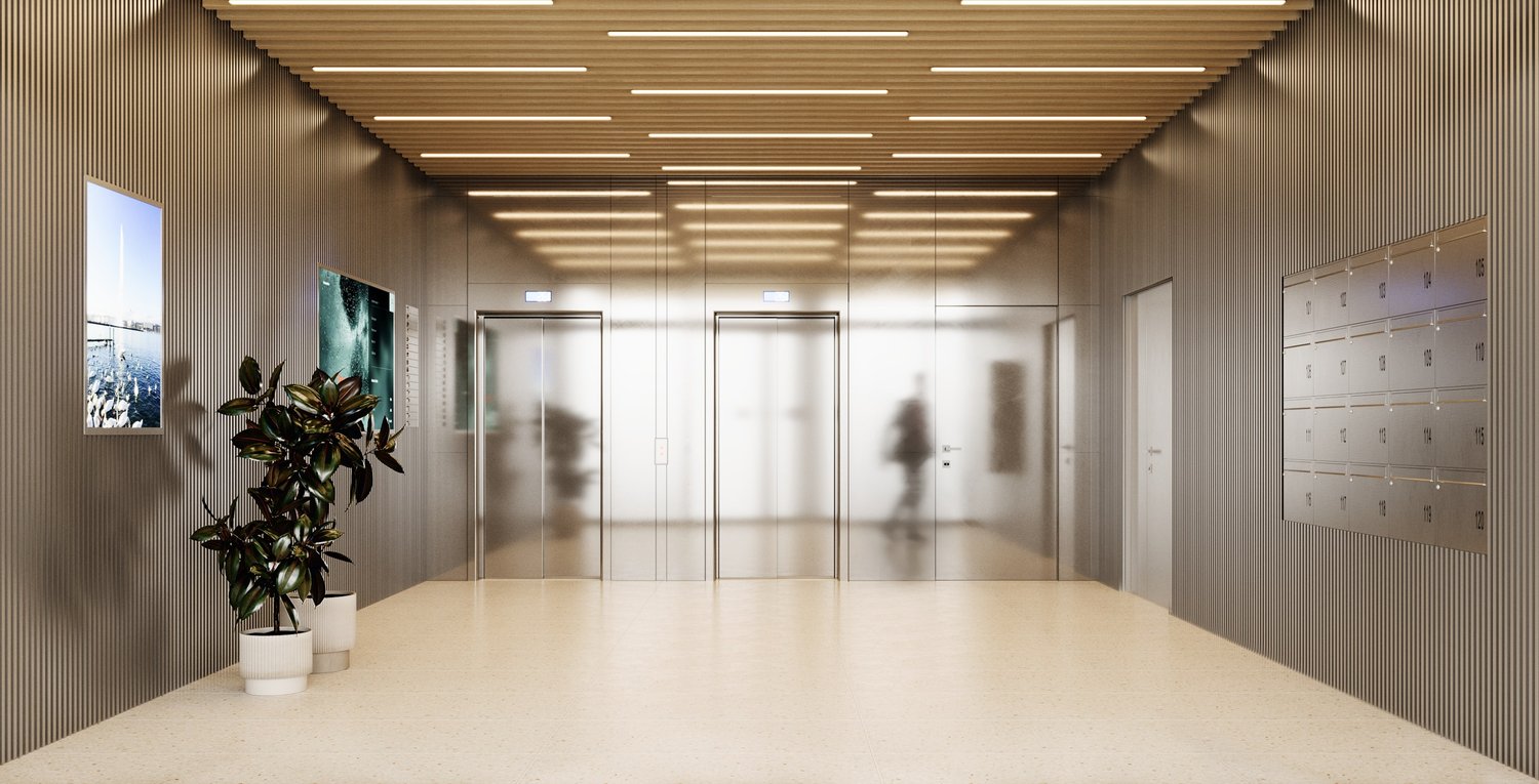 1390m² office