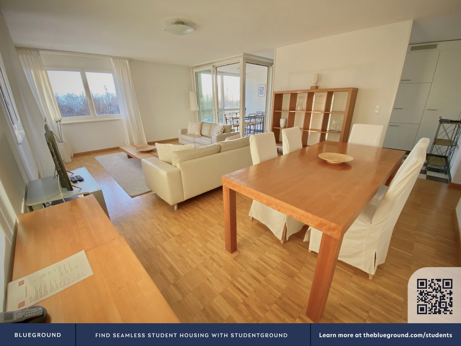 3 pièces appartement meublé