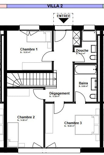 1 room single room