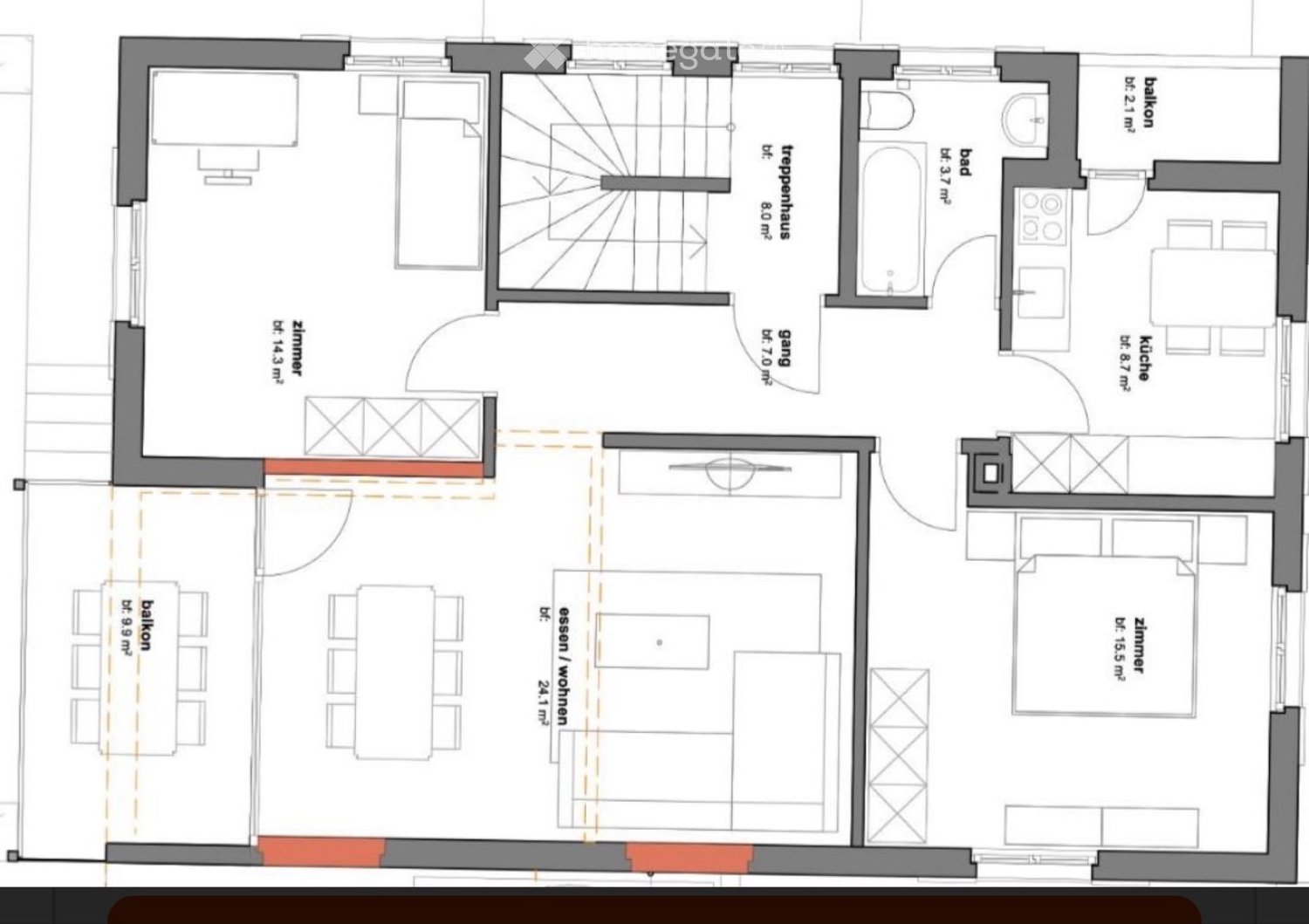 1 room single room, Foto 2 von 2