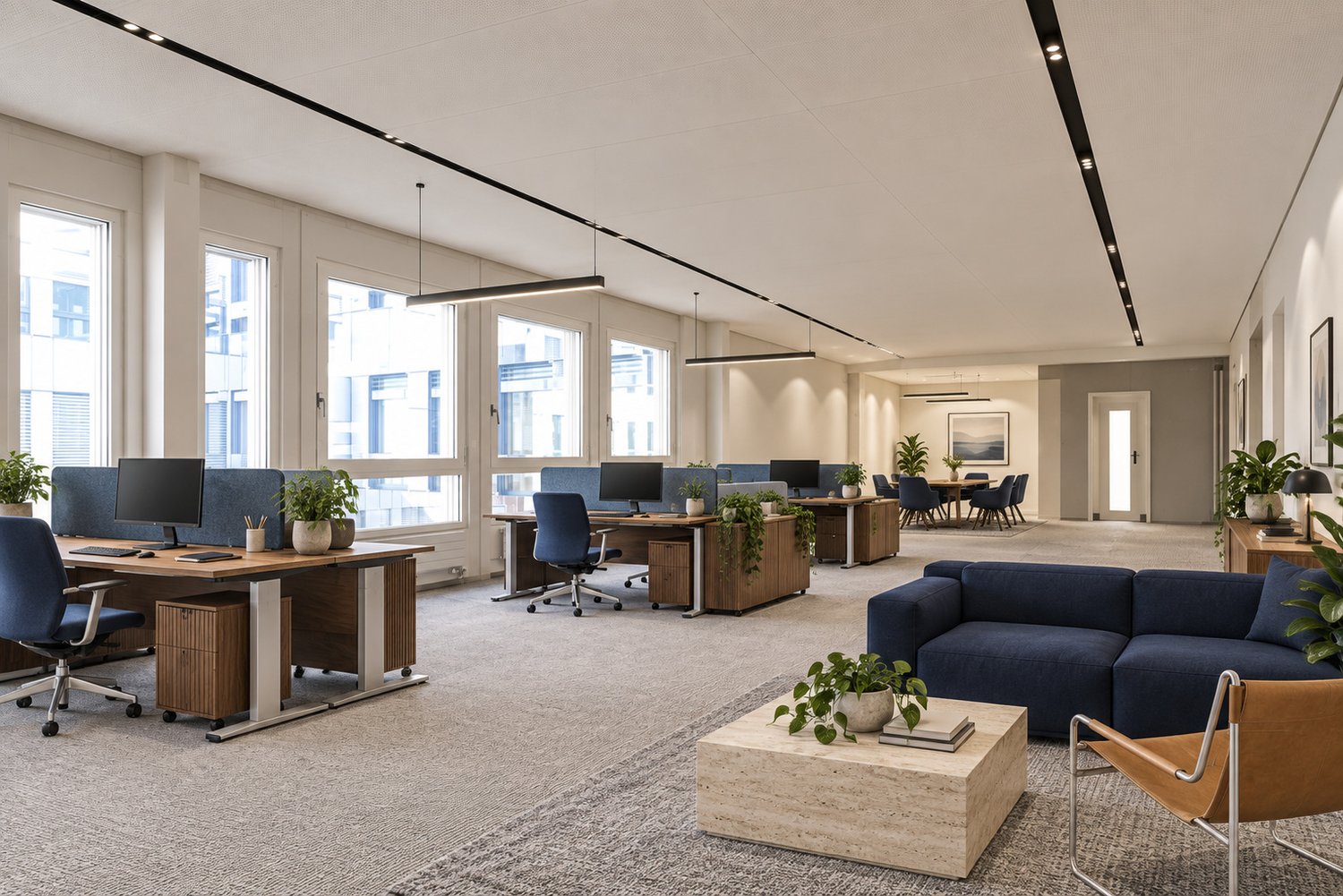 320m² office