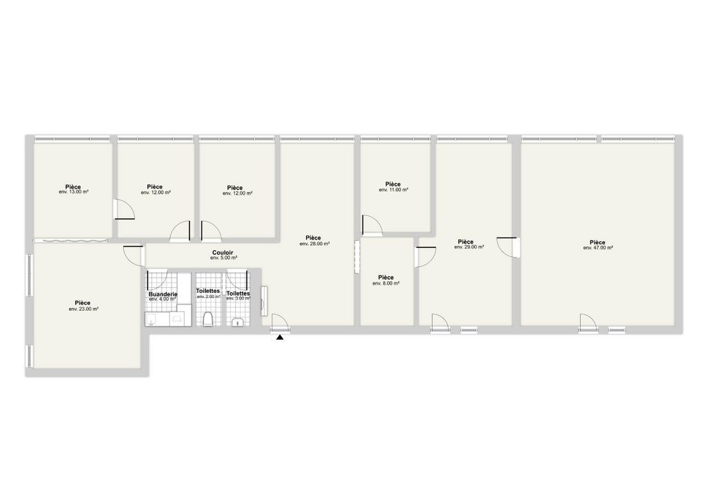 198m² office