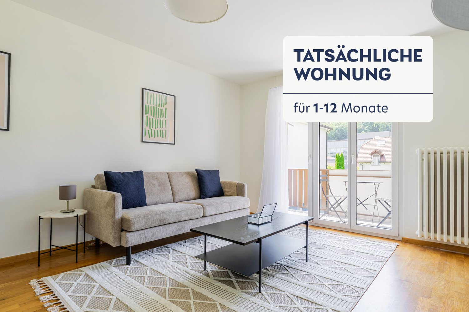 4 ½ rooms furnished flat
