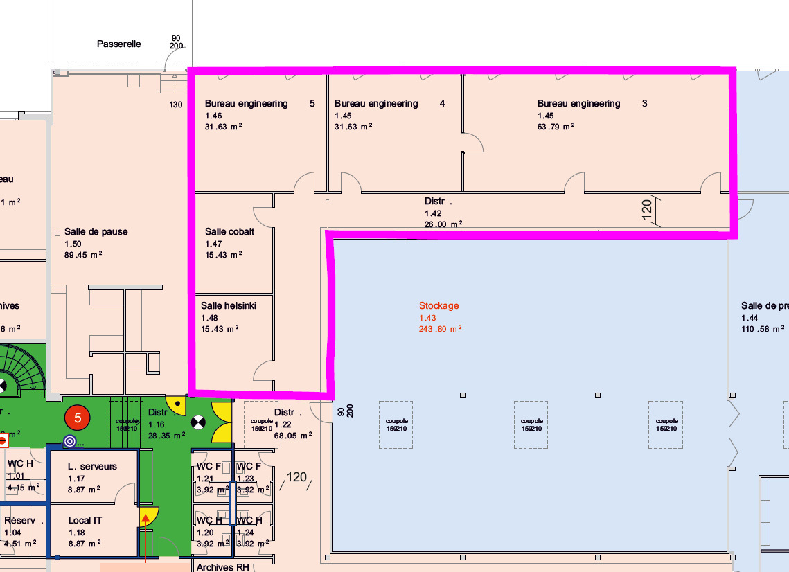 218m² ufficio
