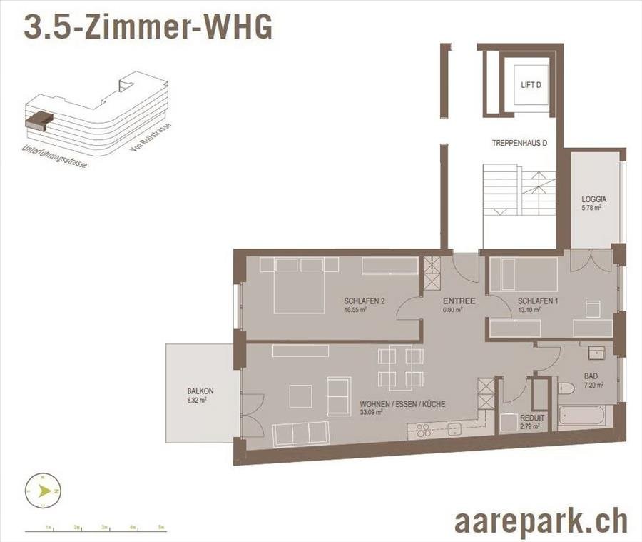 3 ½ rooms apartment, photo 6 of 6