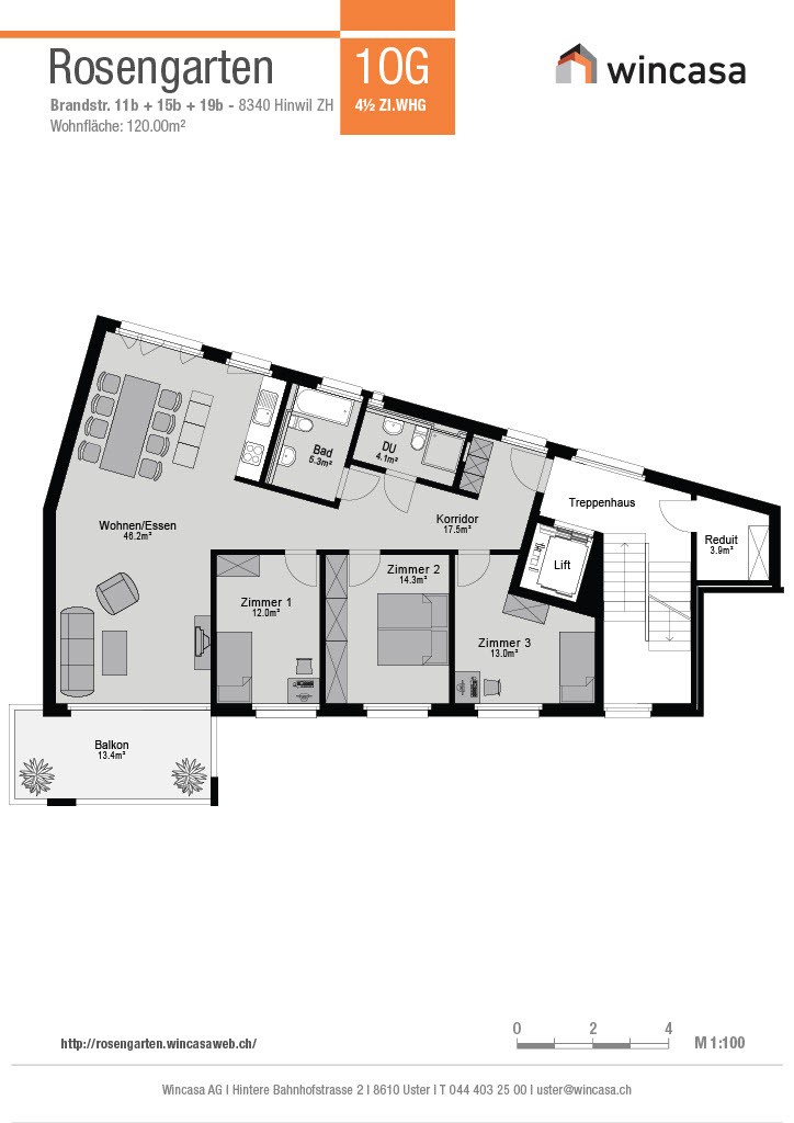 4 ½ rooms apartment