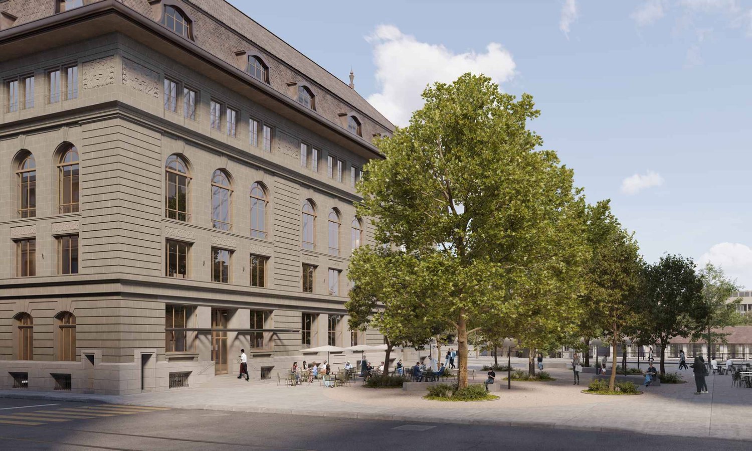 740m² office