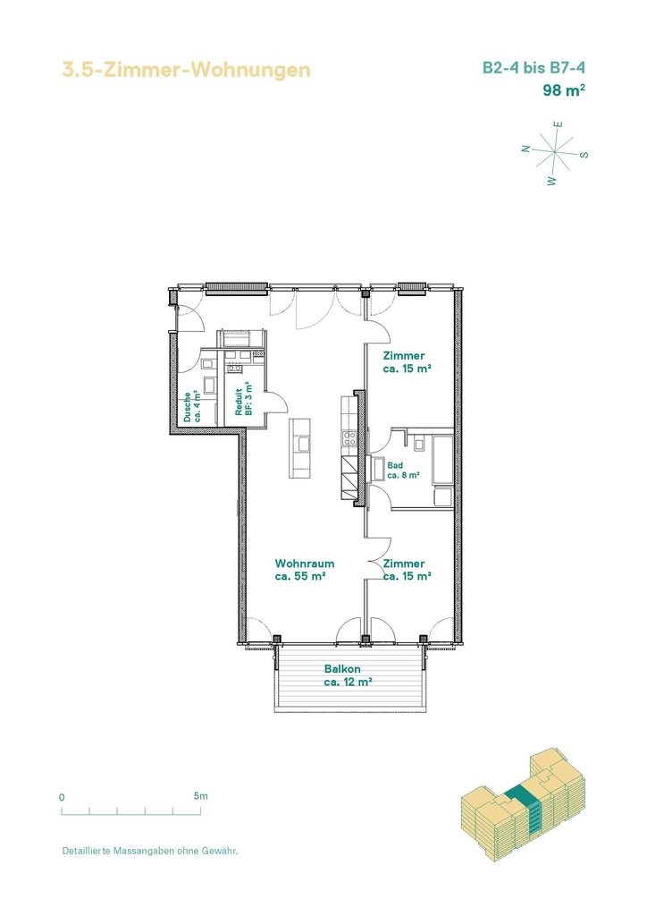 3 ½ rooms apartment, photo 6 of 6
