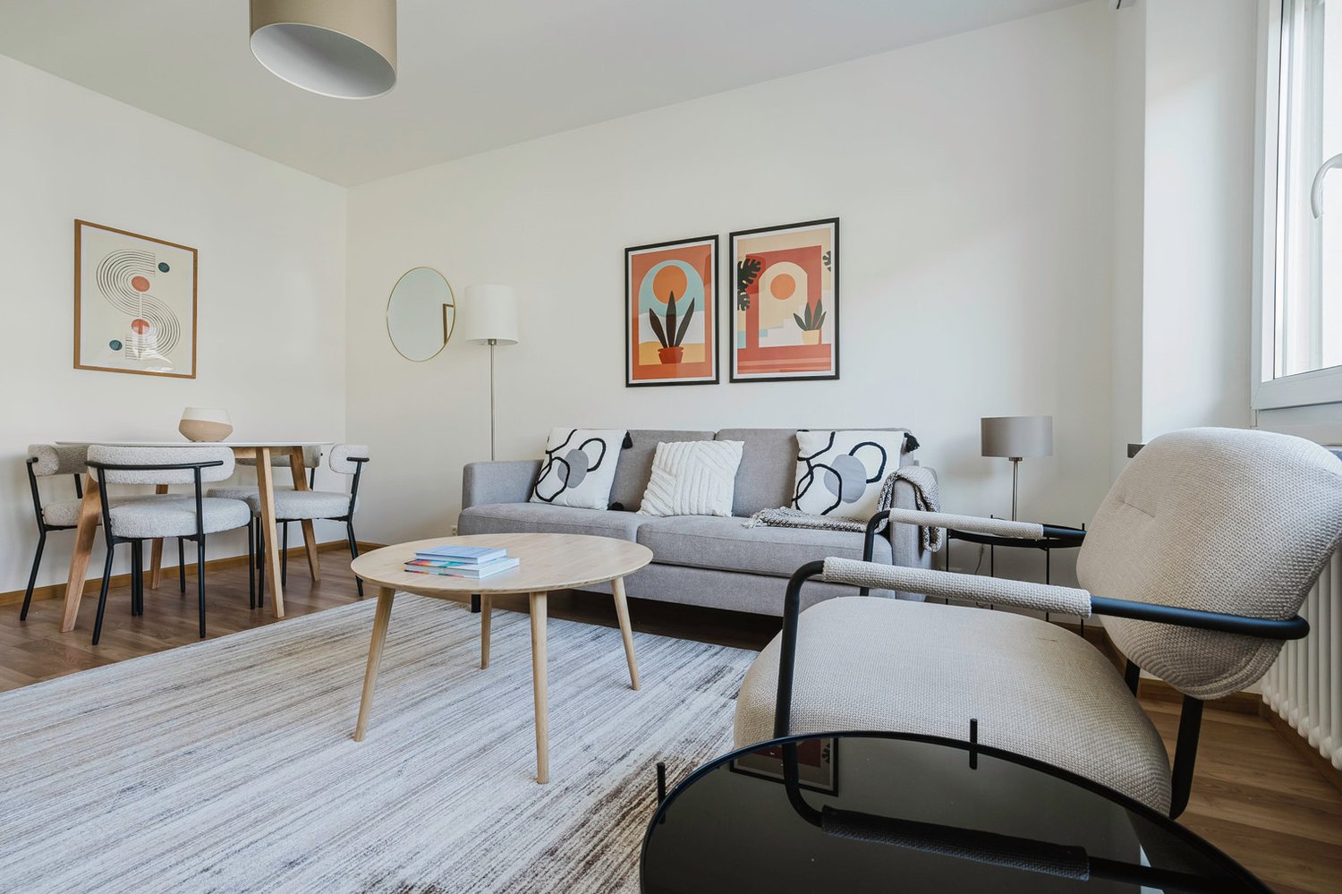 3 ½ rooms furnished flat