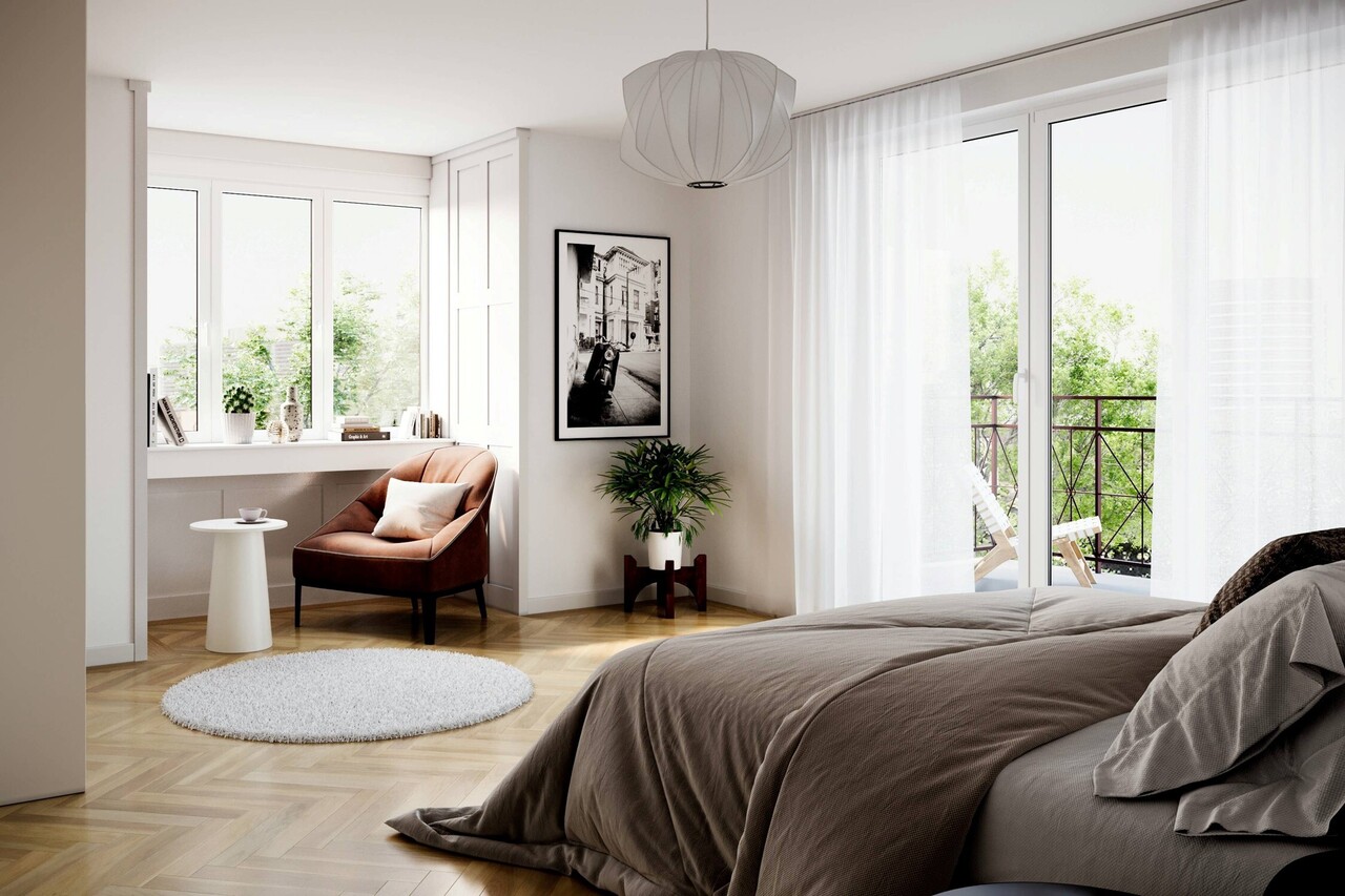 3 ½ pièces à l'étage supérieur
