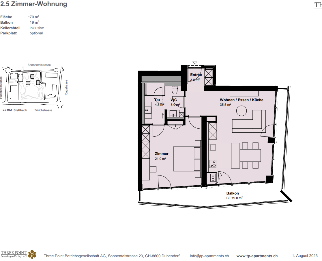 2 ½ rooms apartment, photo 9 of 10