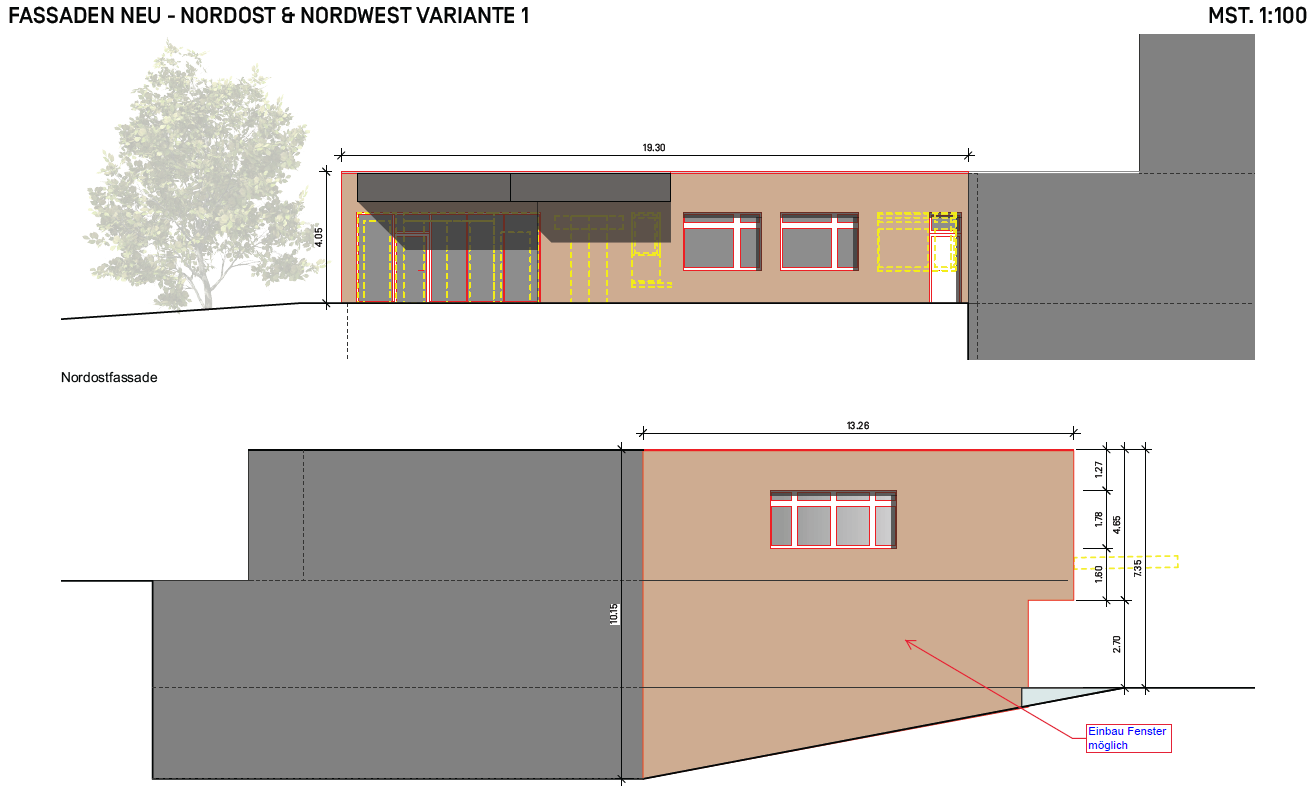220m² bureau