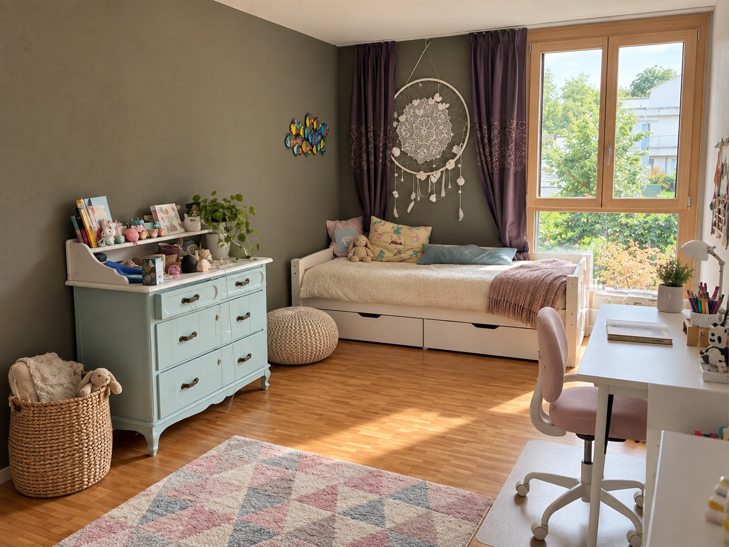 3 ½ rooms furnished flat