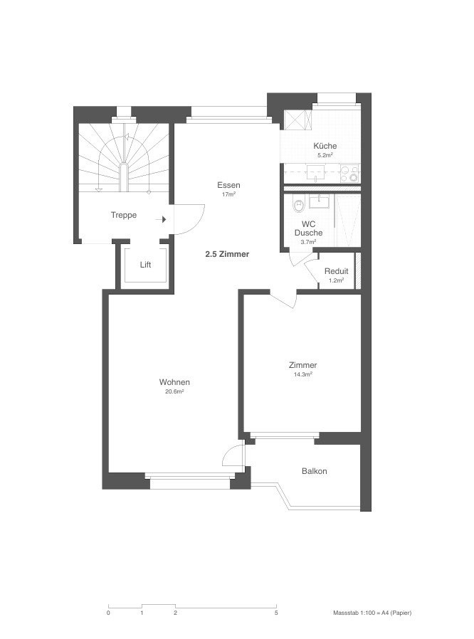 2 ½ rooms apartment, photo 6 of 6