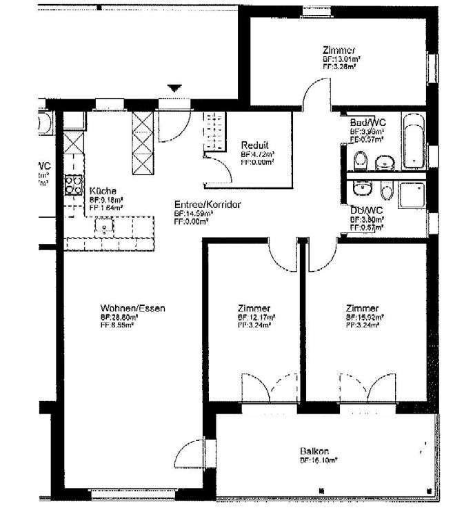 4 ½ rooms apartment