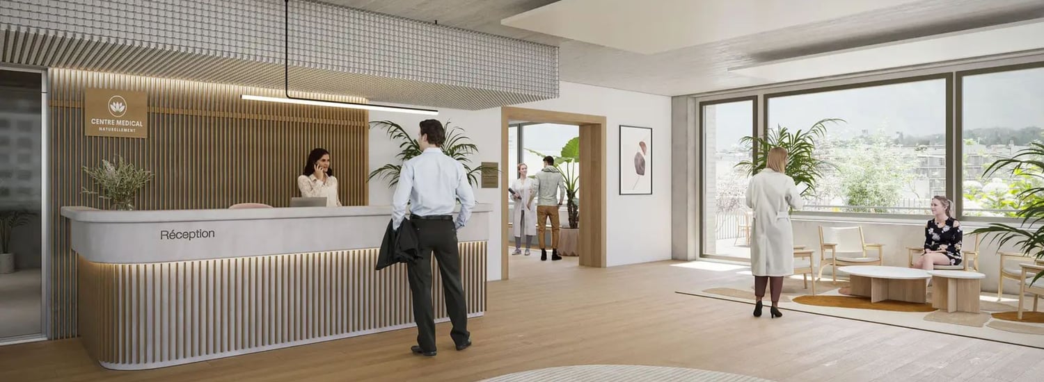 500m² office