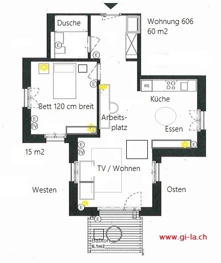 2 ½ rooms apartment, photo 8 sur 10