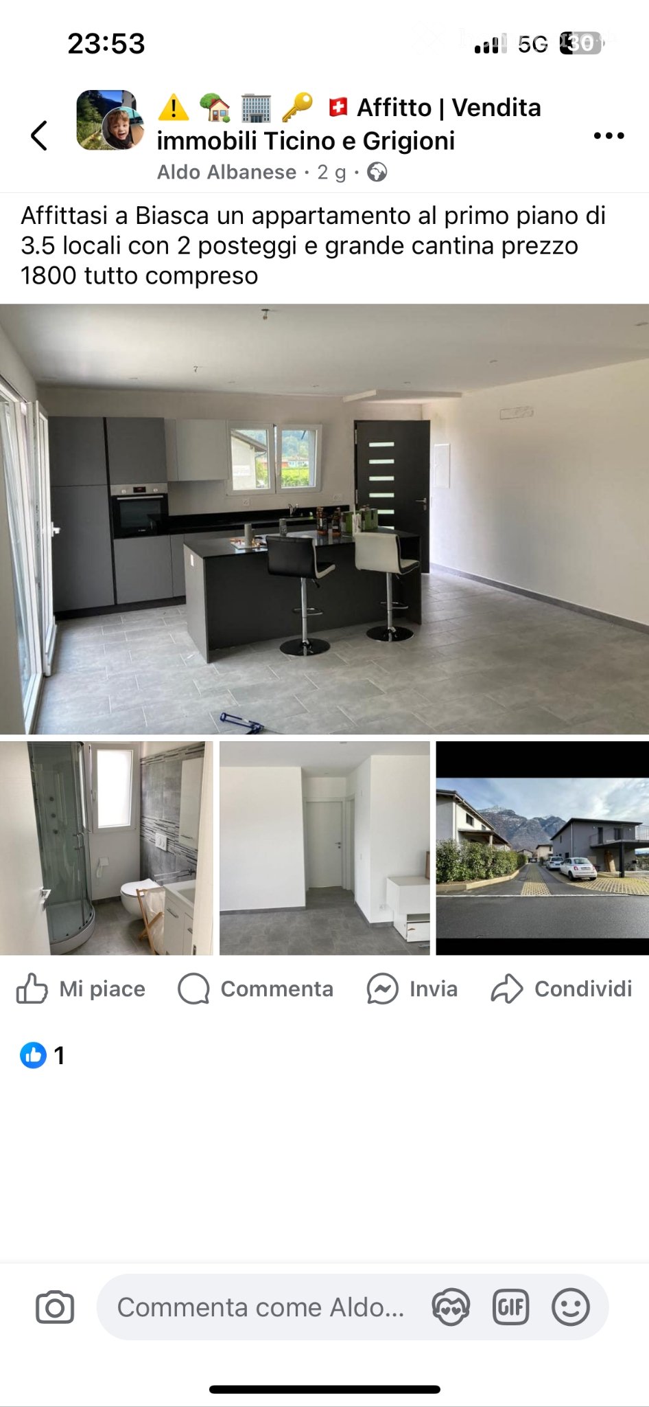 3 ½ rooms apartment
