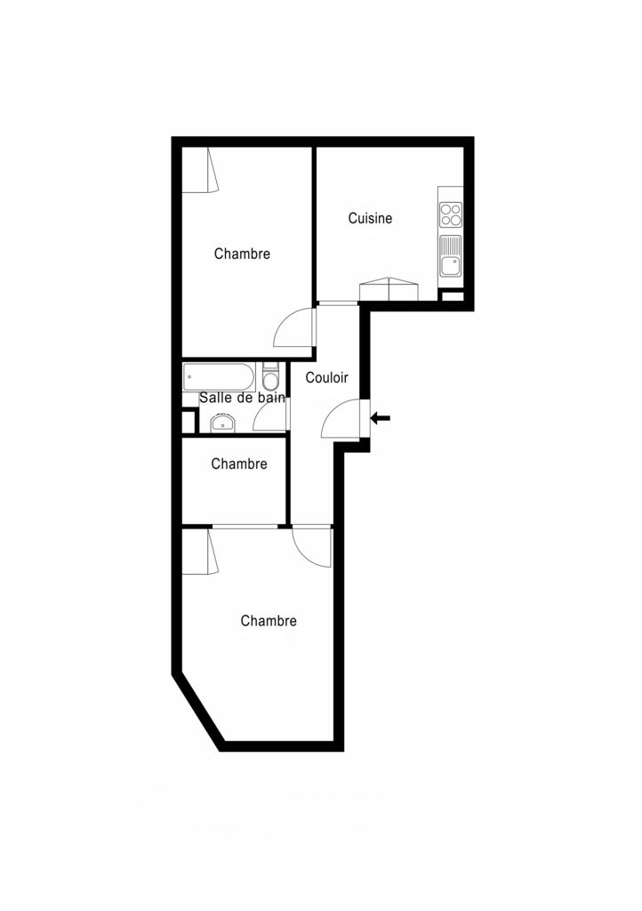 3 ½ rooms apartment, photo 1 sur 10