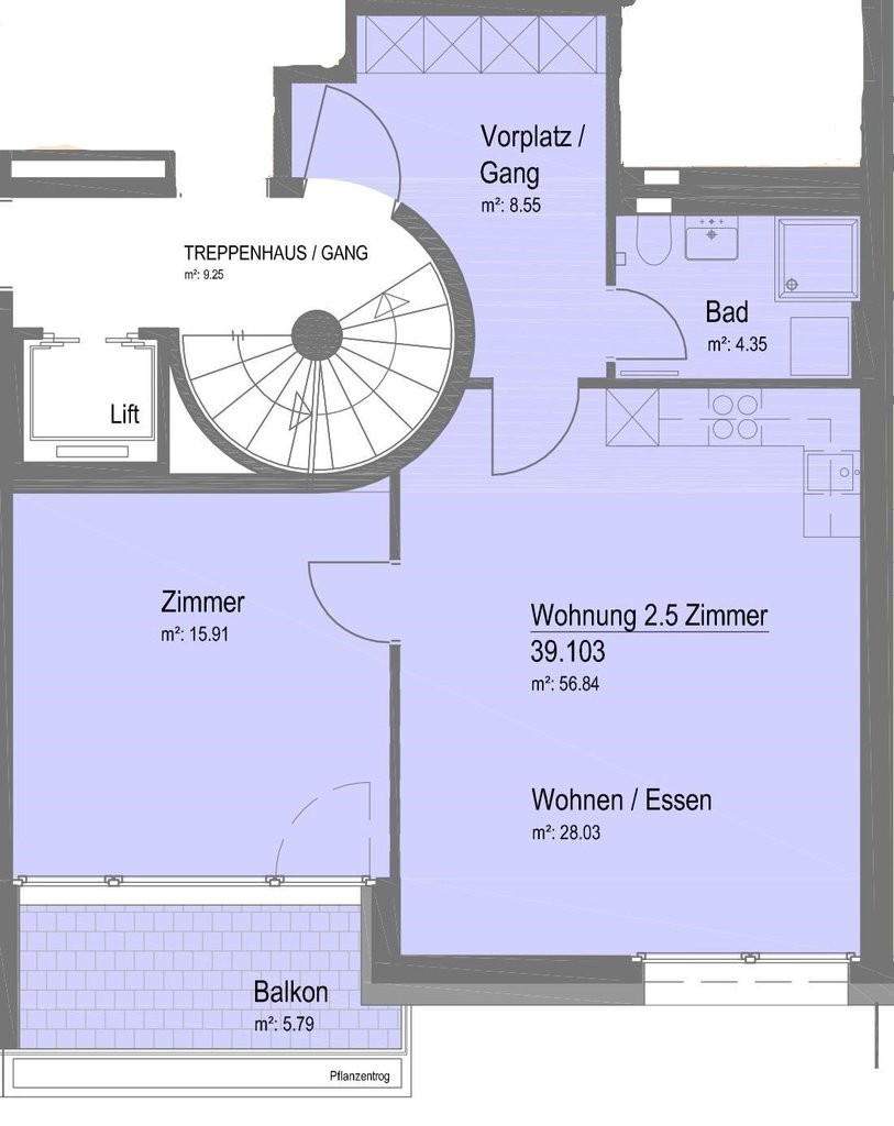 2 ½ rooms apartment, photo 8 of 8