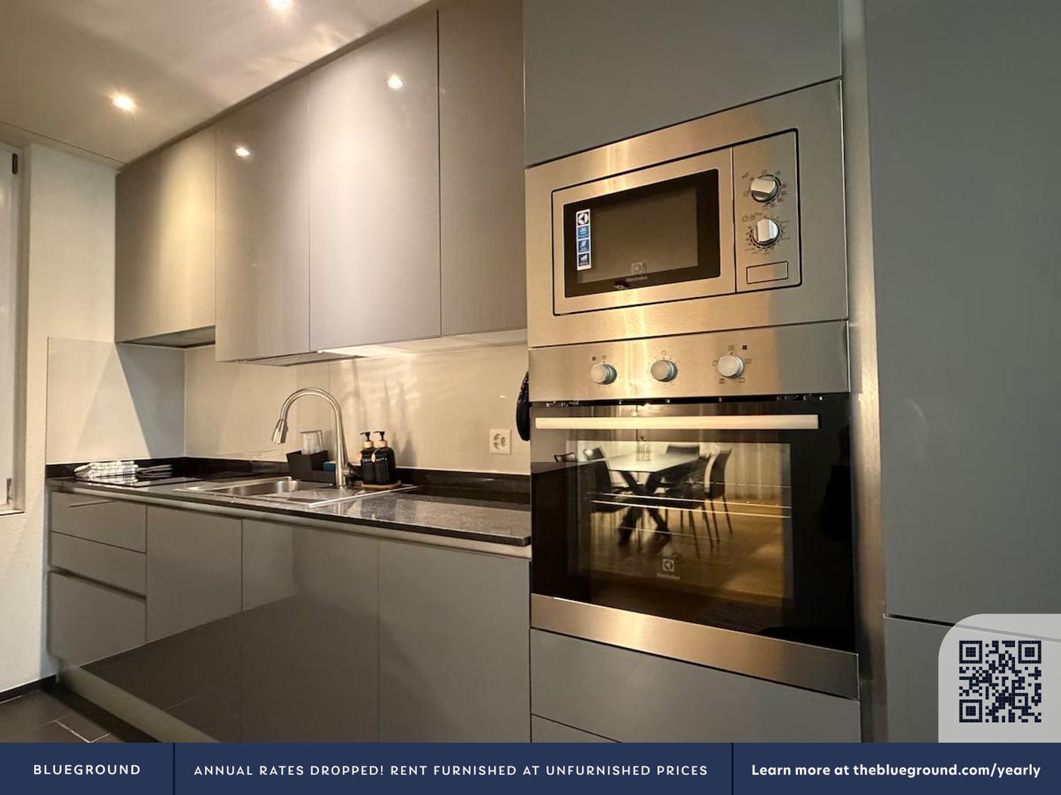 4 rooms furnished flat