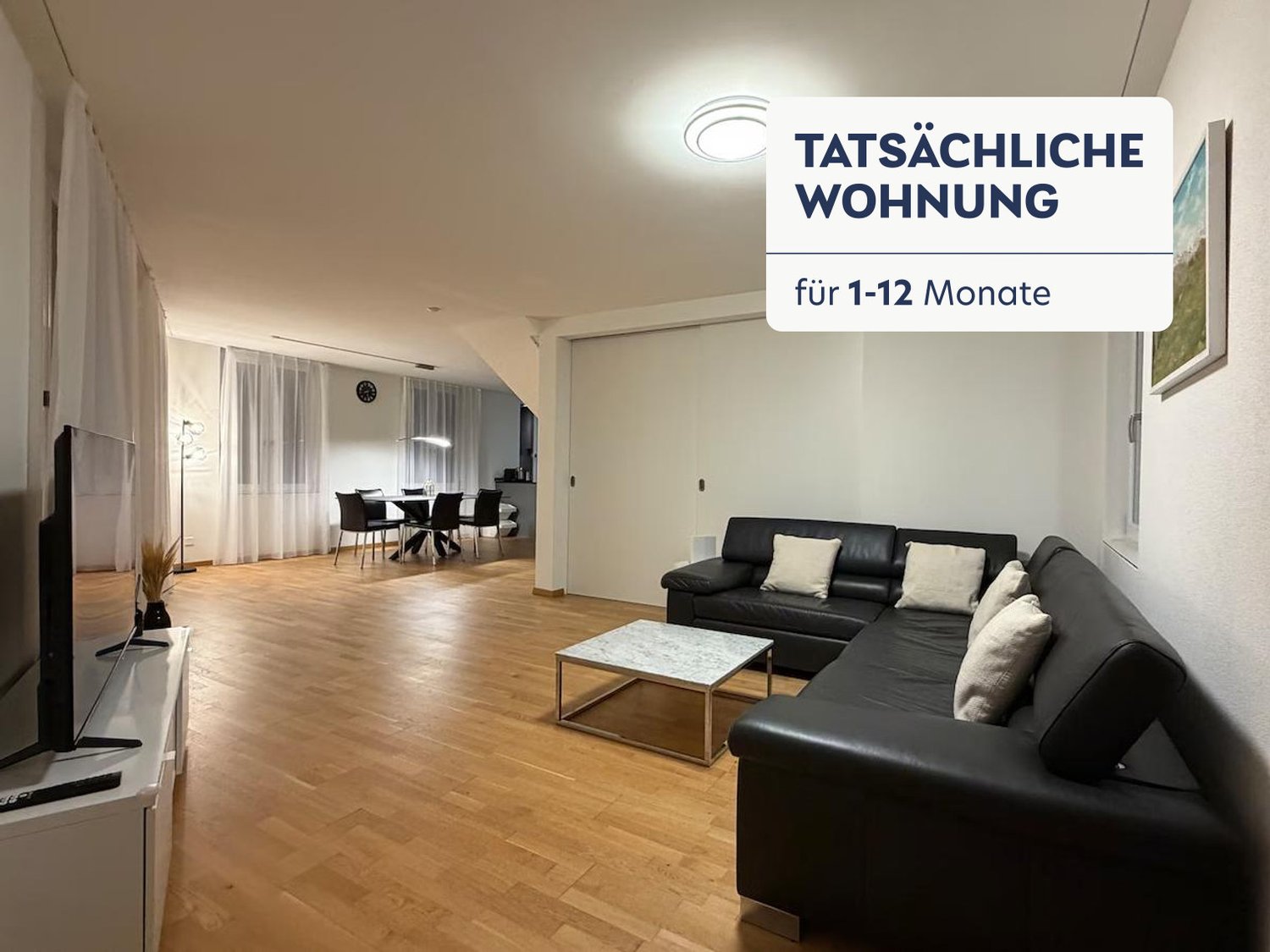 4 rooms furnished flat