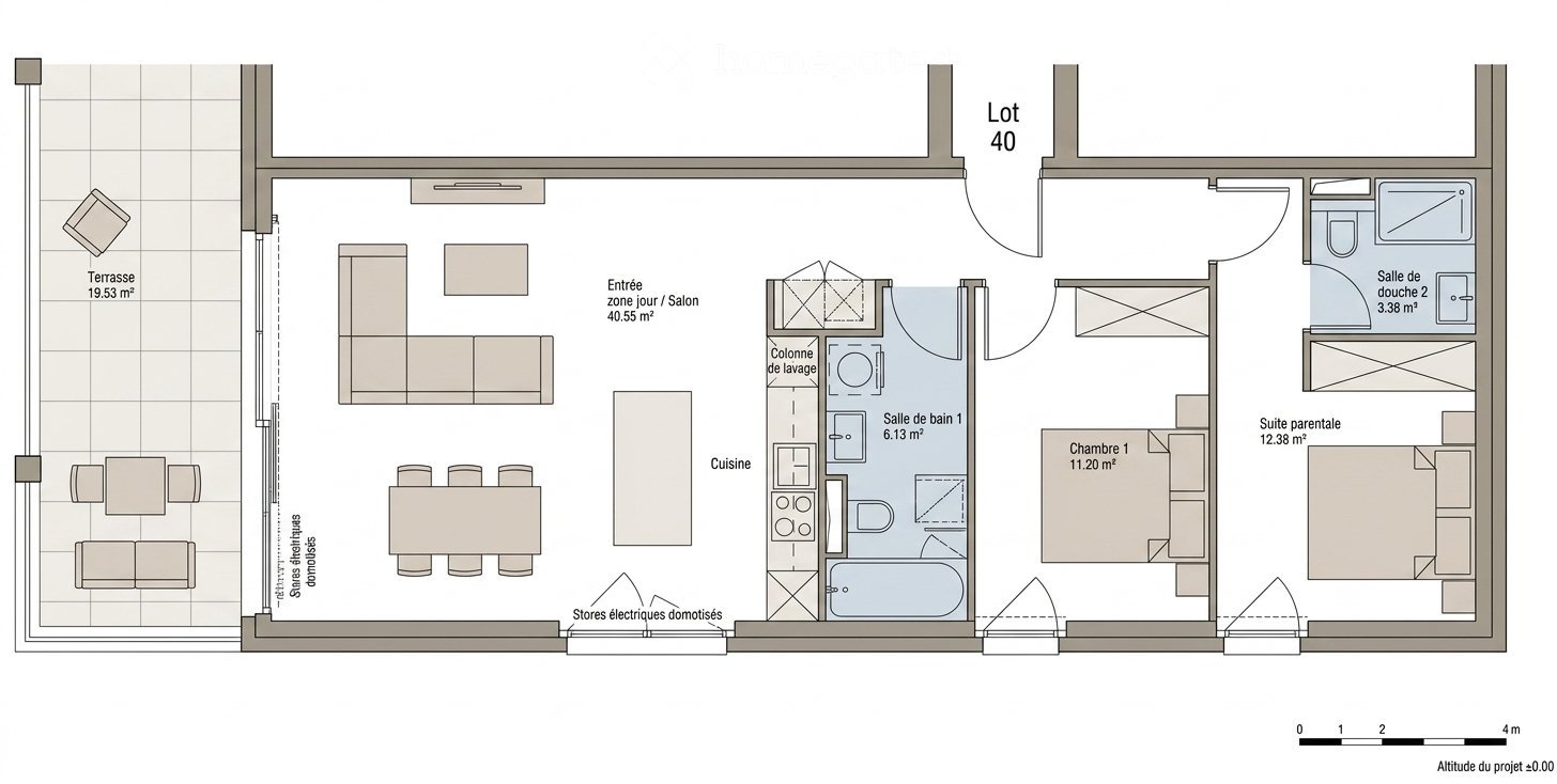 3 ½ rooms apartment