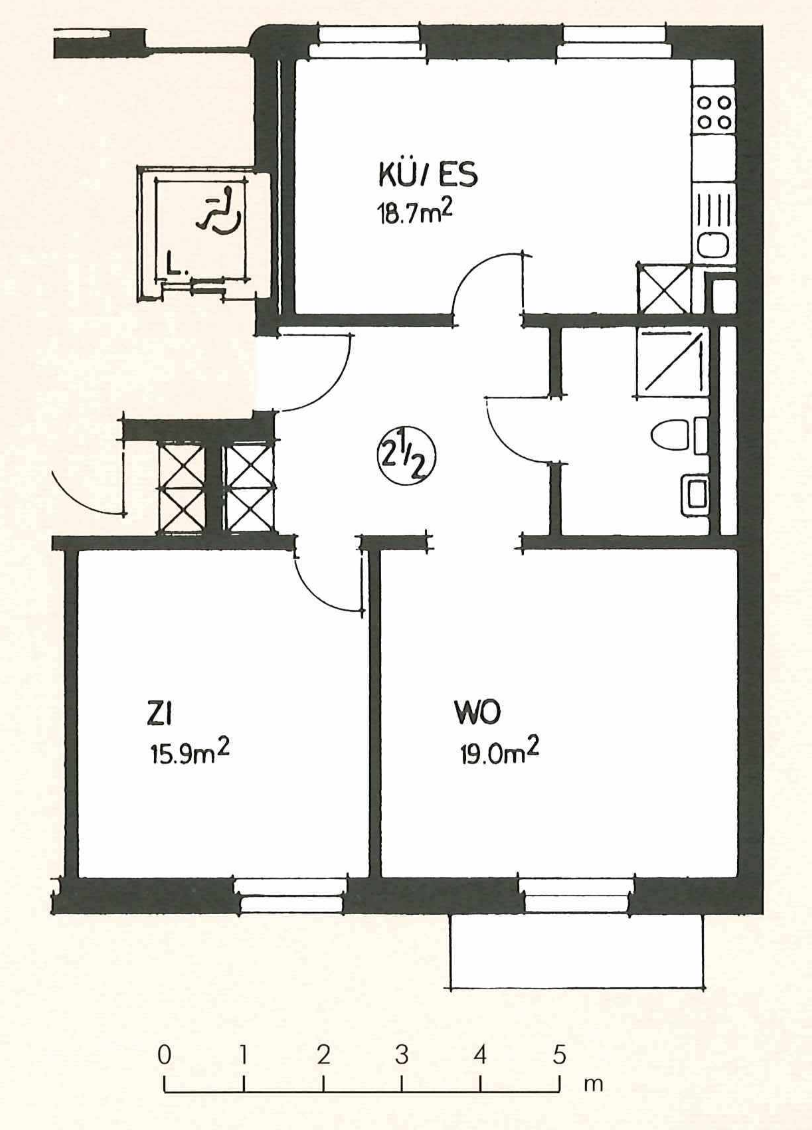 Appartamento di 2 ½ locali, foto 8 di 8
