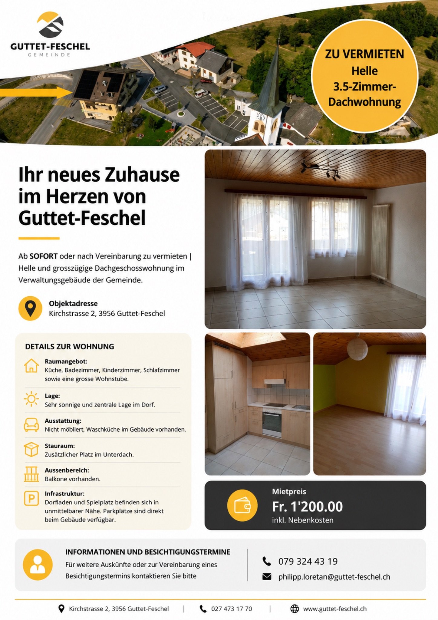 3 rooms apartment