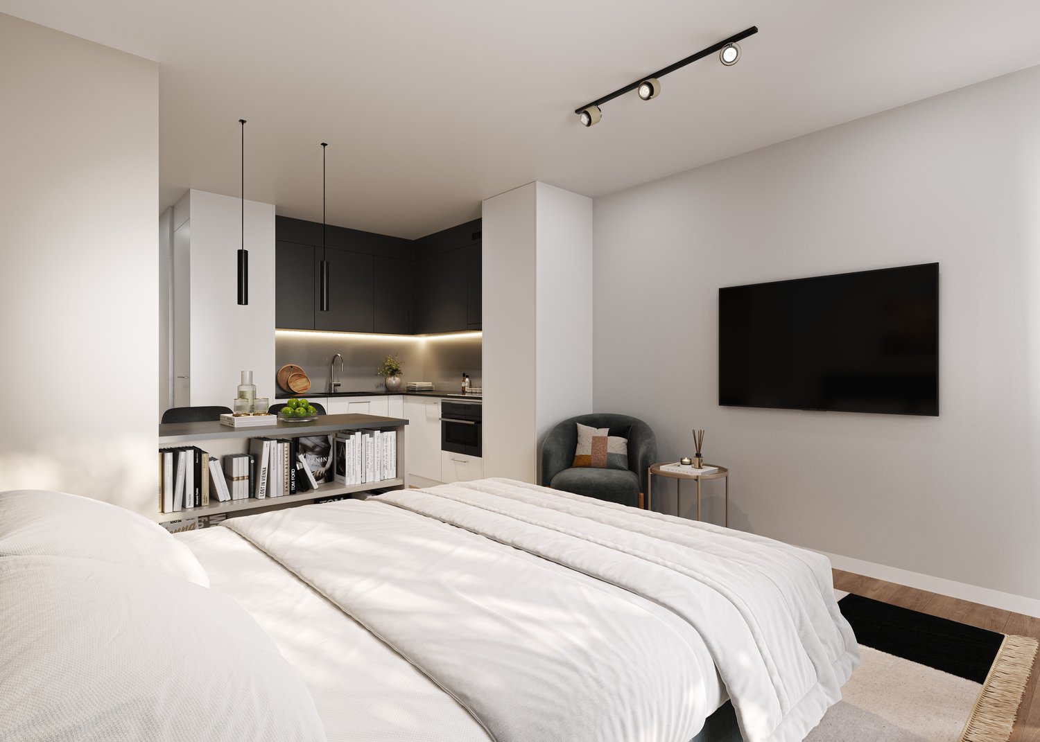 Appartement meublé de 2 ½ pièces