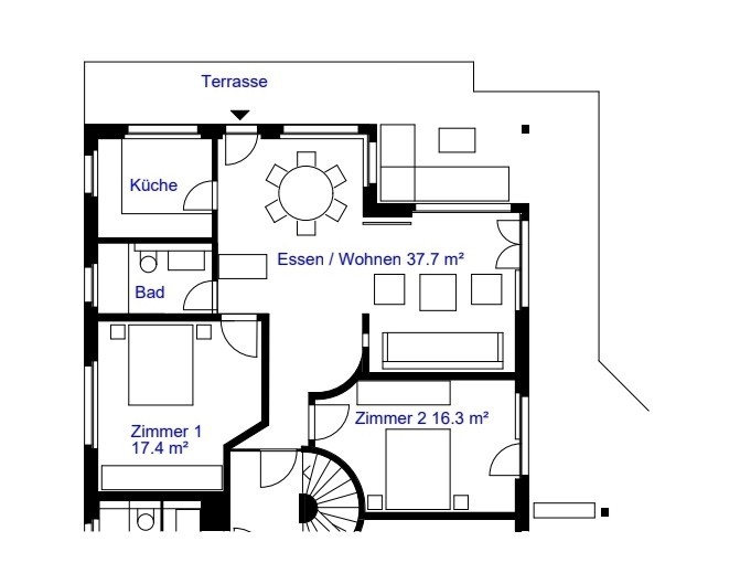 3 ½ rooms apartment